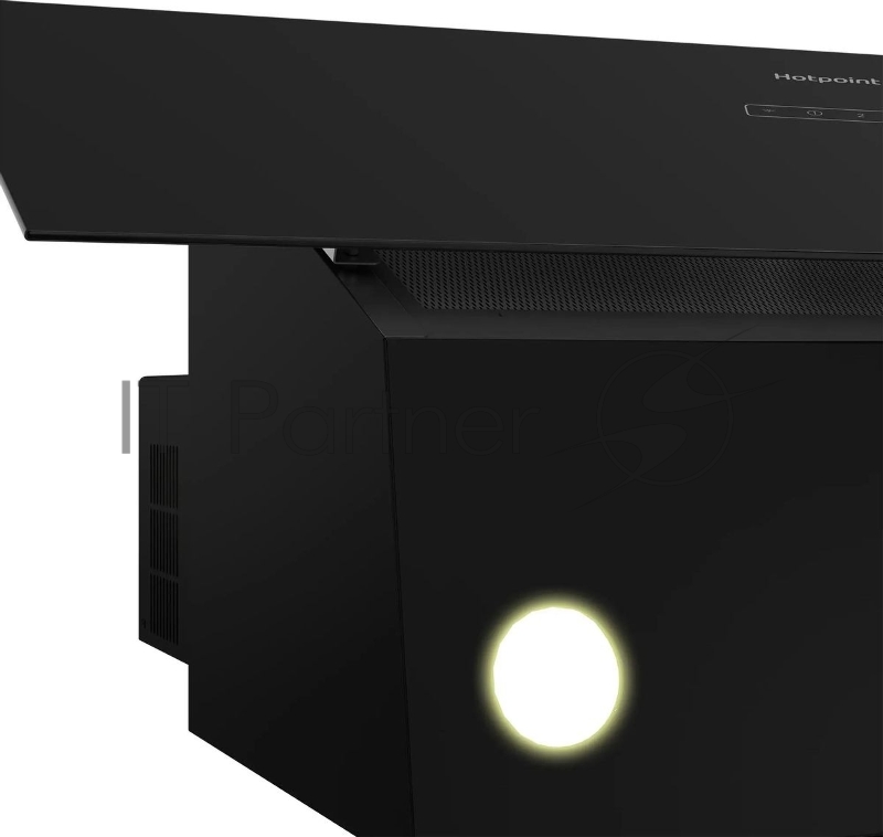 Вытяжка каминная Hotpoint HPHV 63LT BL, кнопочное управление, Черный