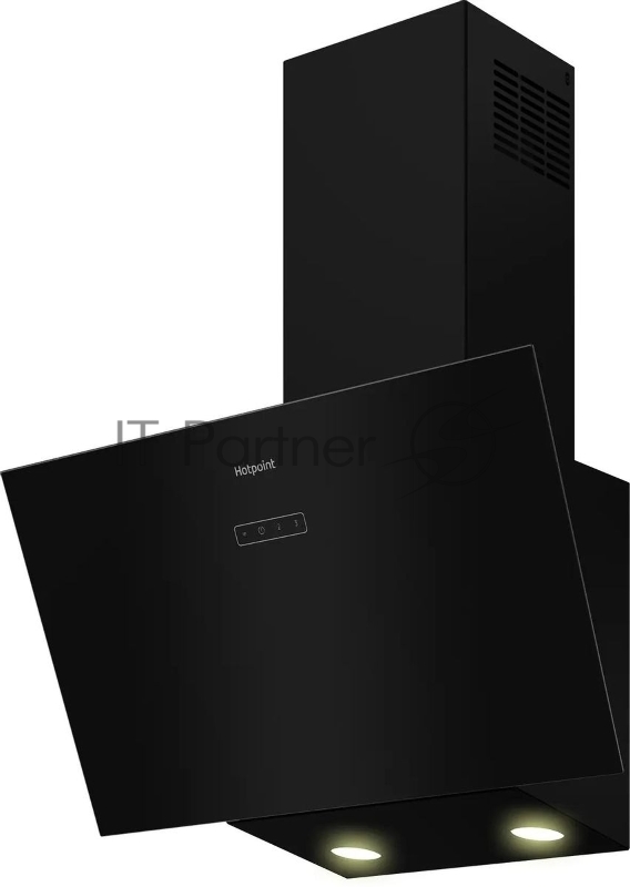 Вытяжка каминная Hotpoint HPHV 63LT BL, кнопочное управление, Черный