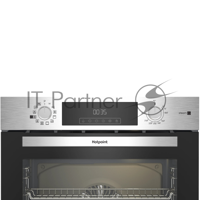 Электрический духовой шкаф Hotpoint HSTF 1231 JSAH IX серебристый
