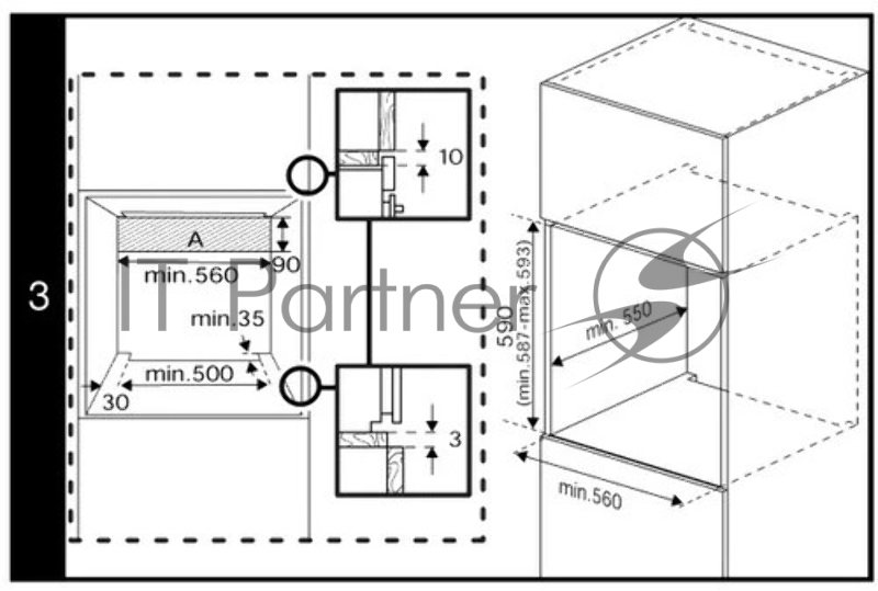 Электрический духовой шкаф Beko BBIM13301B, черный