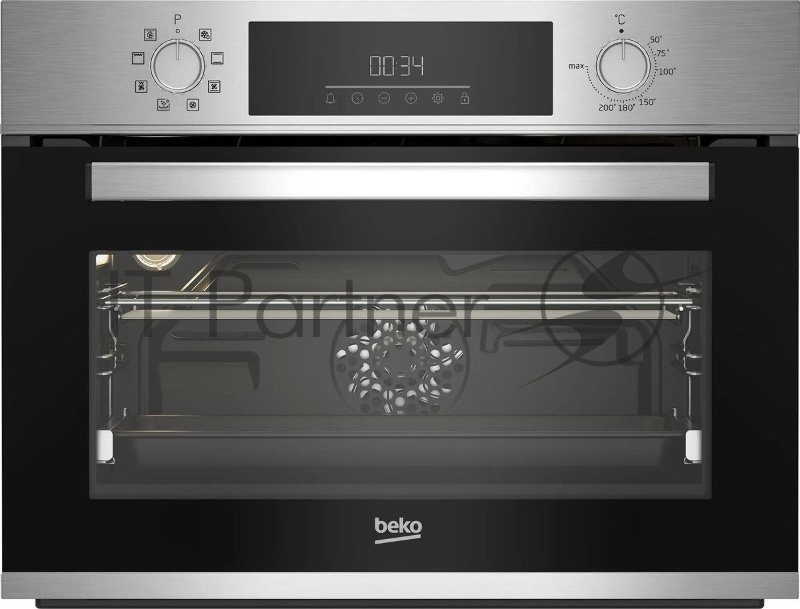 Электрический духовой шкаф Beko BBCM12300X, нержавеющая сталь