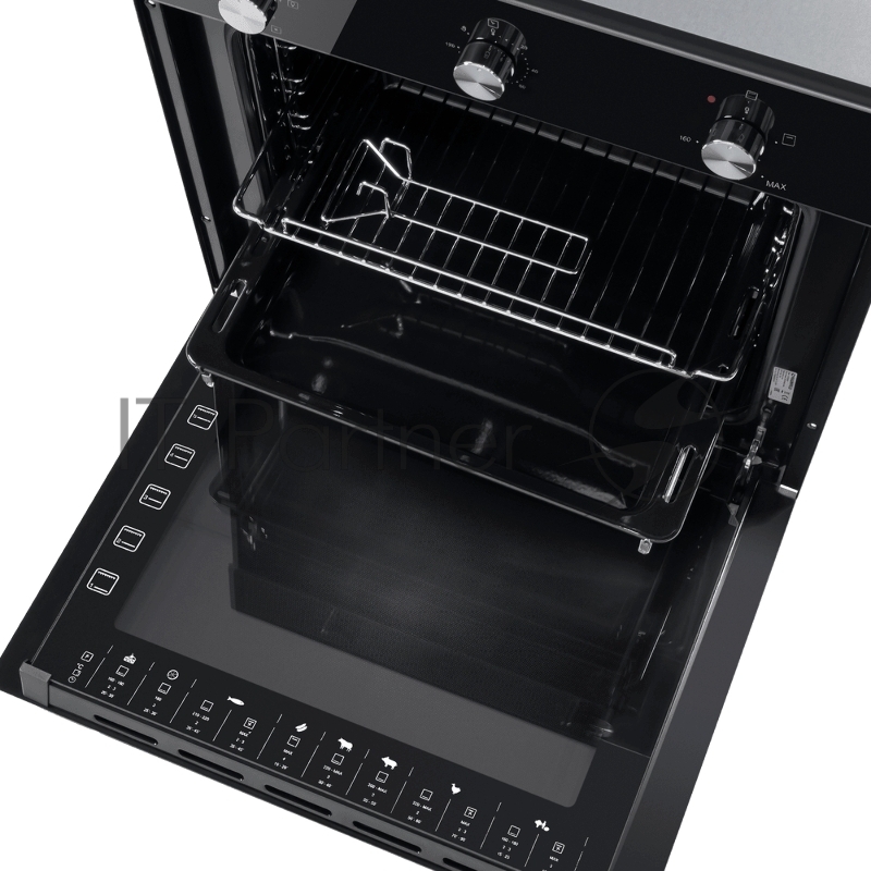 Шкаф духовой газоэлектрический Maunfeld EOGC604B Slim