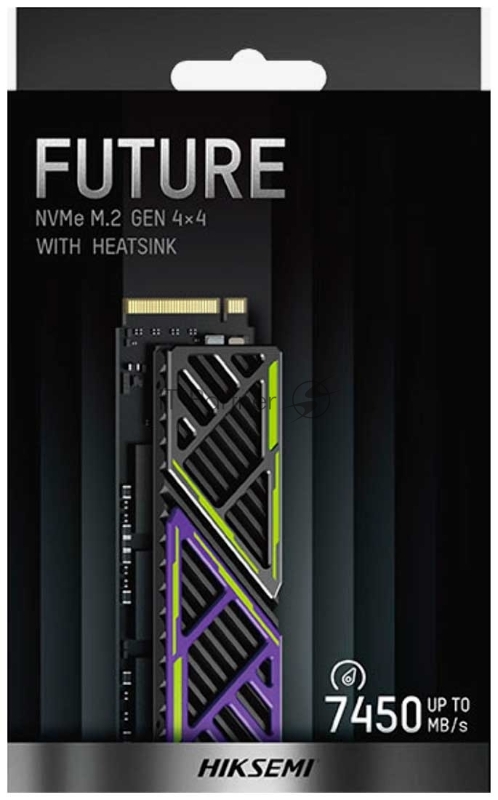 Твердотельный накопитель SSD HIKSEMI HS-SSD-FUTUREX 4096G M.2 4.0Tb (PCI-E 4.0 x4, up to 7450/6500MBs, 3D TLC, 7200TBW, heatsink)