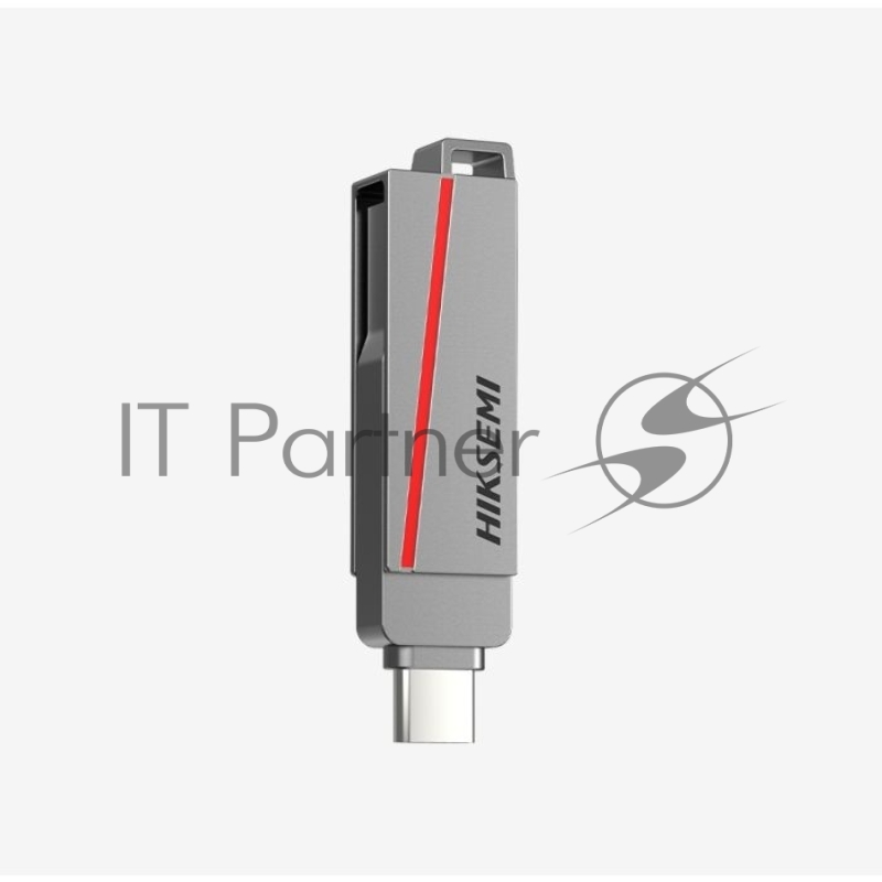 Флеш Диск HIKSEMI DUAL SLIM HS-USB-E307C/256G/U3 256Gb <HS-USB-E307C/256G/U3>, USB3.2/Type-C