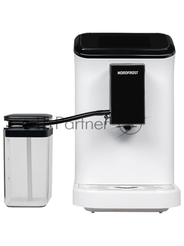 Кофемашина автоматическая Nordfrost HOME 300 W белый/черный, исп. кофе - зерновой, 1.5 л, 1350 Вт, 20 Бар