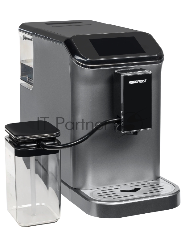 Кофемашина автоматическая Nordfrost HOME 300 Gr черный/серебристый, исп. кофе - зерновой, 1.5 л, 1350 Вт, 20 Бар