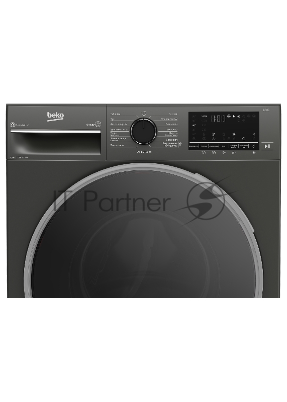 Стиральная машина Beko B3WFR57H2A черный, загрузка фронтальная 7.5 кг, 1200 об/мин., класс: А