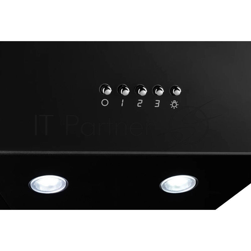 Наклонная вытяжка Monsher LEA 60 Noir, ширина 60 см, отвод/рециркуляция, 900 м3/час, электронноесенсорное управление, 3 скорости, светодиодное освещение 2*1 Вт, металлические жироулавливающие фильтры, угольный фильтр KM 102 (опция), цвет: чёрный ПРОМ