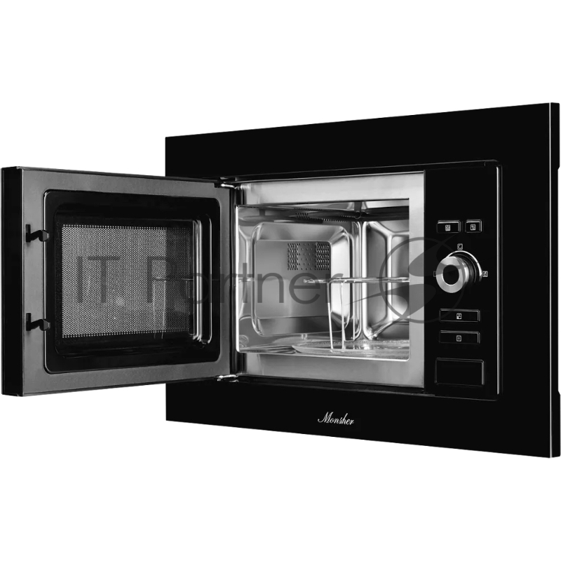 Встраиваемая микроволновая печь Monsher MMH 201 B, 59.3х38.5х31.3 см, мощность микроволновой печи 800-1250 Вт, мощность гриля 1000 Вт, 5 уровней мощности, электронное управление, многофункциональный дисплей, режим Микроволны/Гриль/Комби, автоменю8 пр