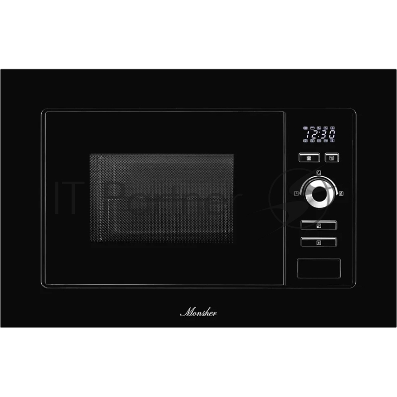 Встраиваемая микроволновая печь Monsher MMH 201 B, 59.3х38.5х31.3 см, мощность микроволновой печи 800-1250 Вт, мощность гриля 1000 Вт, 5 уровней мощности, электронное управление, многофункциональный дисплей, режим Микроволны/Гриль/Комби, автоменю8 пр