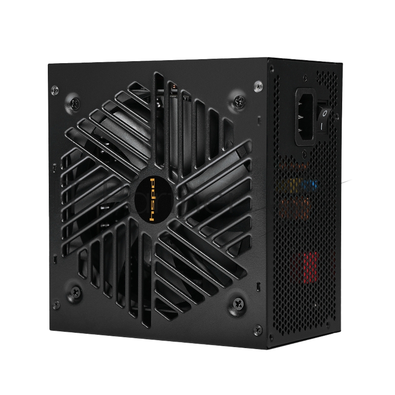 Блок питания Power Supply HSPD, 1200W 80+ Gold (ATX, 3.1, PCIe 5.1, Full modular, 1x24(20+4)pin 600mm, 2xCPU 8(4+4)pin 700mm, 2xPCIe*2 8(6+2)pin 550+150mm, 1x12V(2x6) 12+4pin 600W 550mm 3xSATA*3 500+150+150mm, 1xMOLEX4pin*3+FDD 500+150+150+150mm , A