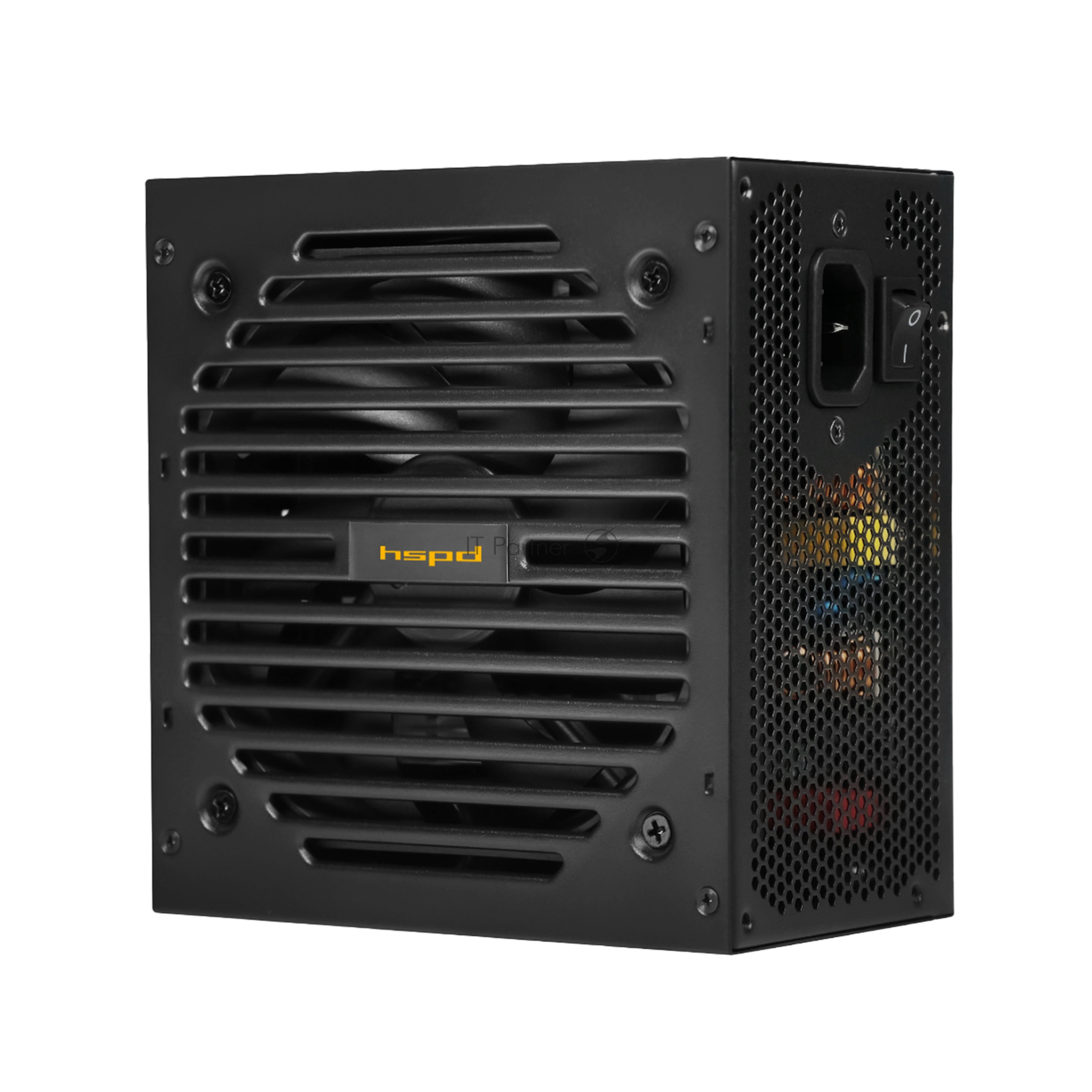 Блок питания Power Supply HSPD, 550W 80+ Bronze (ATX, 2.31, Semi-modular, 1x24(20+4)pin 550mm, 1xCPU*2 8(4+4)pin 600+150mm, 1xPCIe*2 8(6+2)pin 500+150mm, 2xSATA*3 400+150+150mm, 1xMOLEX4pin*3+FDD 400+150+150+150mm , Active, 120x120mm, 150x140x86mm, A