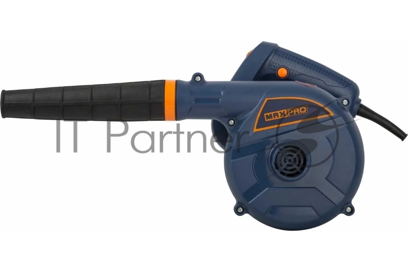 Воздуходувка-пылесос MAX-PRO 600 Вт, 6000-16000 об/мин, 3500 л/мин, 1,5 кг, дополнительные щетки, коробка