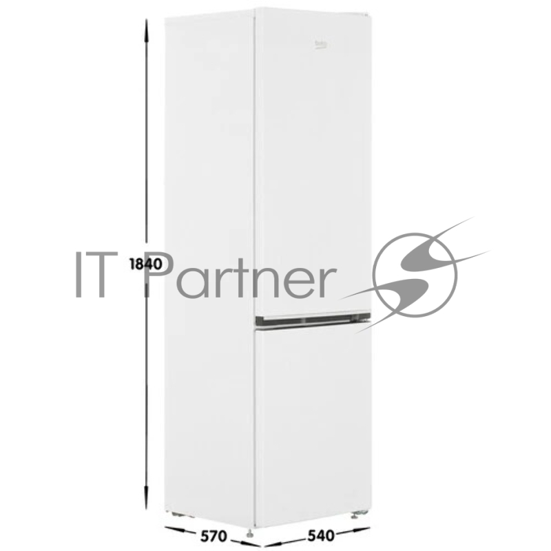 Холодильник Beko B1RCSK312W белый двухкамерный 213/87л морозилка снизу
