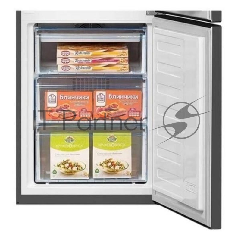 Холодильник Beko B1RCNK272G серый, двухкамерный 163/76л морозилка снизу