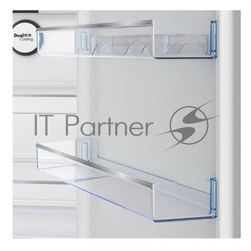 Холодильник Beko B1RCNK272G серый, двухкамерный 163/76л морозилка снизу