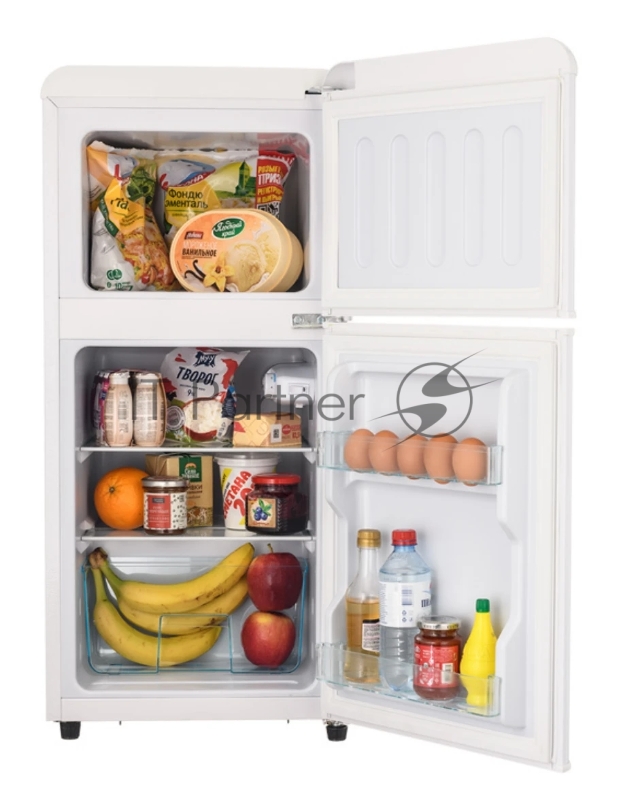 Холодильник Harper HRF-T120M белый двухкамерный 80/38л морозилка сверху