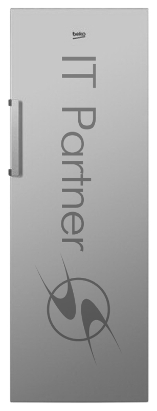 Морозильная камера Beko RFSK266T01S, серебристый, 266л, 4 ящика