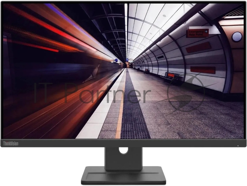 Монитор Lenovo 23.8 ThinkVision E24-30 черный IPS LED 4ms 16:9 HDMI M/M матовая HAS Piv 1300:1 250cd 178гр/178гр 1920x1080 100Hz VGA DP FHD 4.5кг