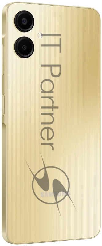 Смартфон Samsung SM-A065F Galaxy A06 128Gb 6Gb золотистый моноблок 3G 4G 2Sim 6.7 720x1600 Android 14 50Mpix 802.11 a/b/g/n/ac GPS GSM900/1800 GSM1900 microSD max1024Gb