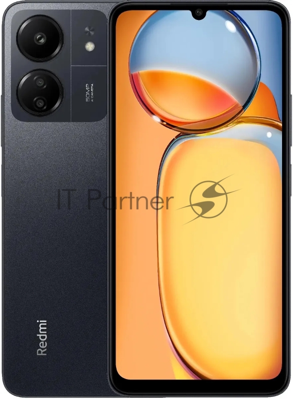 Смартфон Xiaomi Redmi 13C sim Megafon, 4/128Gb, черный