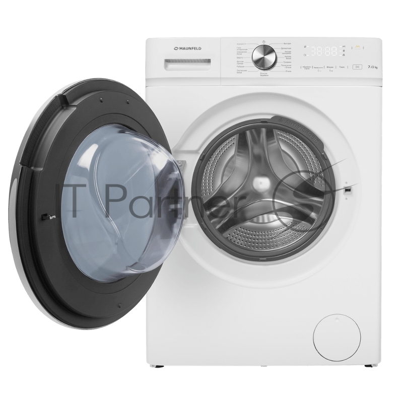 Стиральная машина c инвертором и паром Maunfeld MFWM127IWH053