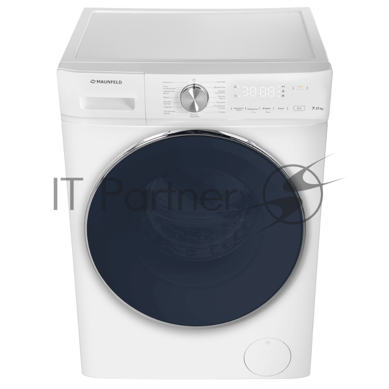Стиральная машина c инвертором и паром Maunfeld MFWM127IWH053