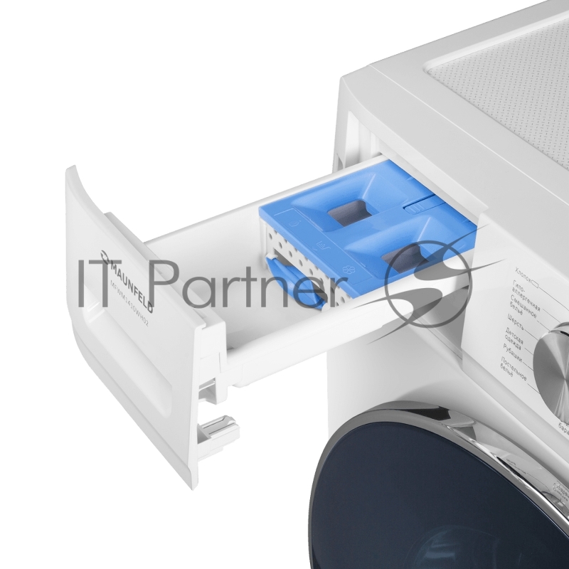 Стиральная машина c инвертором и паром Maunfeld MFWM127IWH053