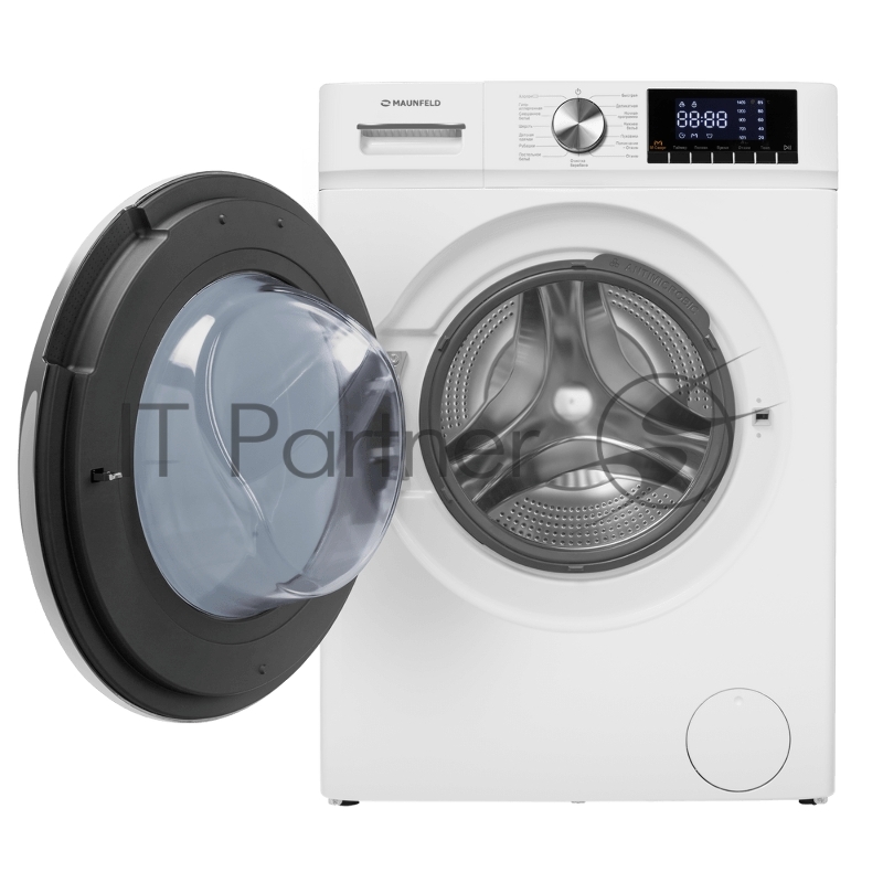 Стиральная машина c инвертором и паром Maunfeld MFWM127IWH02
