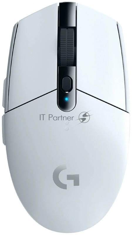 Мышь беспроводная Logitech G304 Lightspeed белый, 12000 dpi, радиоканал, USB, кнопки - 6