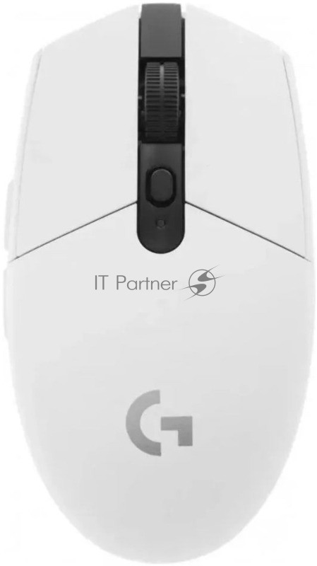 Мышь беспроводная Logitech G304 Lightspeed белый, 12000 dpi, радиоканал, USB, кнопки - 6