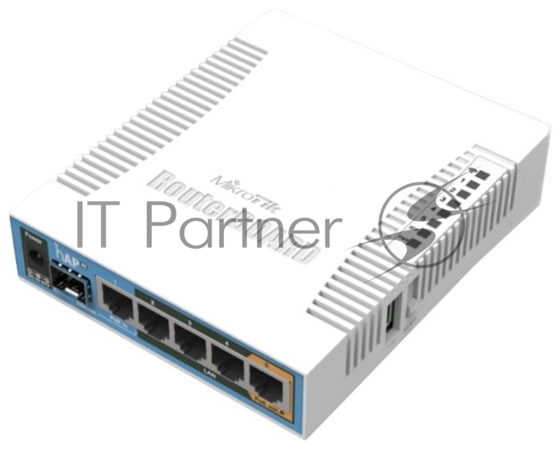 Сетевое оборудование MikroTik RB962UiGS-5HacT2HnT Роутер 2.4+5ГГц, 802.11a/b/g/n/ac, 5x Ethernet 1G, 1x SFP