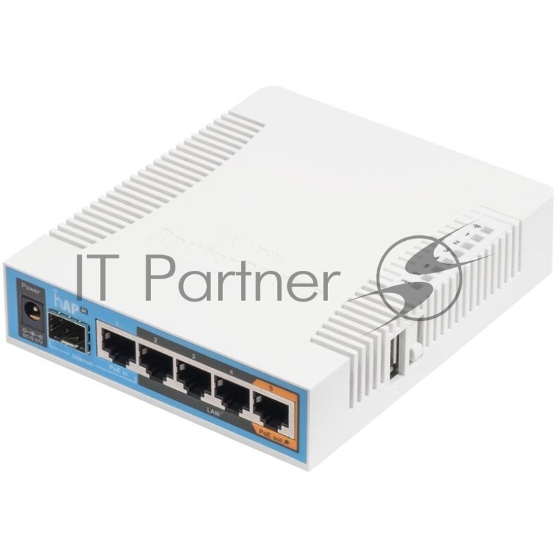 Сетевое оборудование MikroTik RB962UiGS-5HacT2HnT Роутер 2.4+5ГГц, 802.11a/b/g/n/ac, 5x Ethernet 1G, 1x SFP
