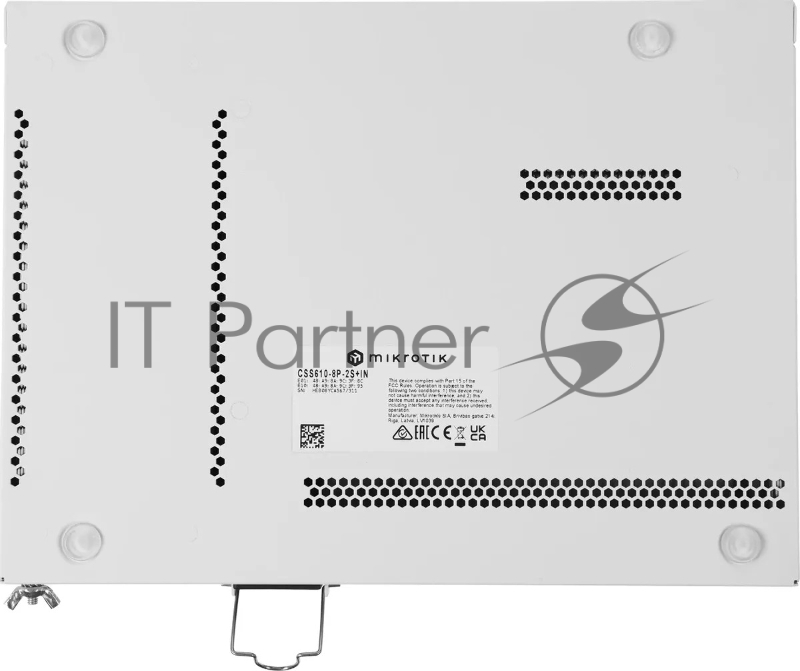 Коммутатор Mikrotik CSS610-8P-2S+IN PoE-коммутатор, 8х 1G RJ45, 2х SFP+, раздача PoE 140 Вт, SwitchOS Lite