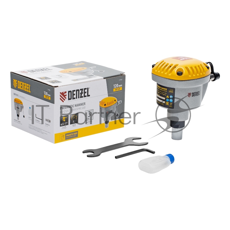 Пневматический молоток HP120 для одиночных гвоздей до 120 мм// Denzel