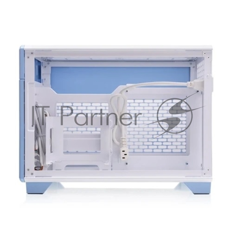 Корпус Thermaltake TR100, без БП, SFF, голубой, 0, 8x140mm 2x200mm