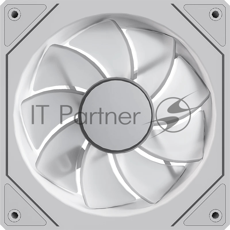 Вентилятор для корпуса Formula Floe 12WH ARPW Reverse ARGB 120х120x25 белый 4-pin 26.8дБ (FLOE 12WH ARPW REVERSE) Ret