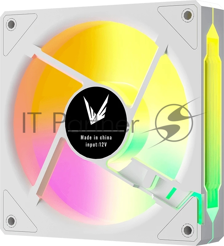 Вентилятор для корпуса Formula Floe 12WH ARPW Reverse ARGB 120х120x25 белый 4-pin 26.8дБ (FLOE 12WH ARPW REVERSE) Ret