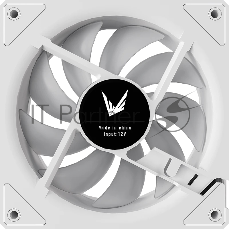 Вентилятор для корпуса Formula Floe 12WH ARPW Reverse ARGB 120х120x25 белый 4-pin 26.8дБ (FLOE 12WH ARPW REVERSE) Ret