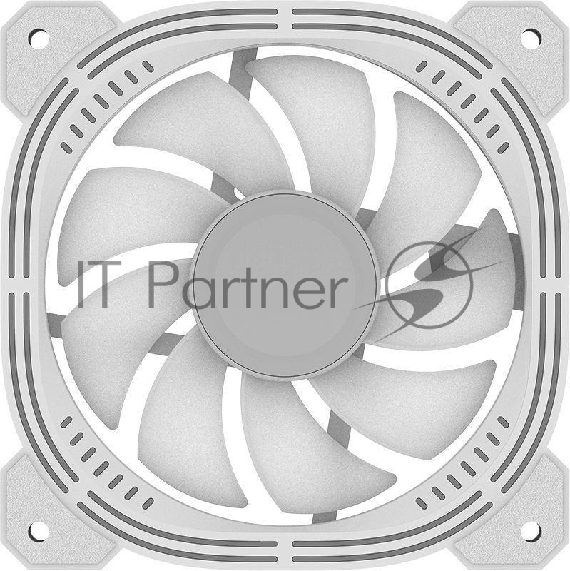 Вентилятор для корпуса Formula Nulight 12WH ARPW Reverse ARGB 120х120x25 белый 4-pin 27.34дБ (NULIGHT 12WH ARPW REVERSE) Ret