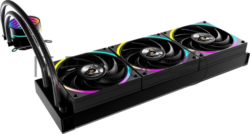 Система водяного охлаждения Formula Oasis L360 ARGB Soc-AM5/AM4/1200/2066/1700/1851 черный 4-pin Al+Cu 360W Ret (OASIS L360 ARGB BK)