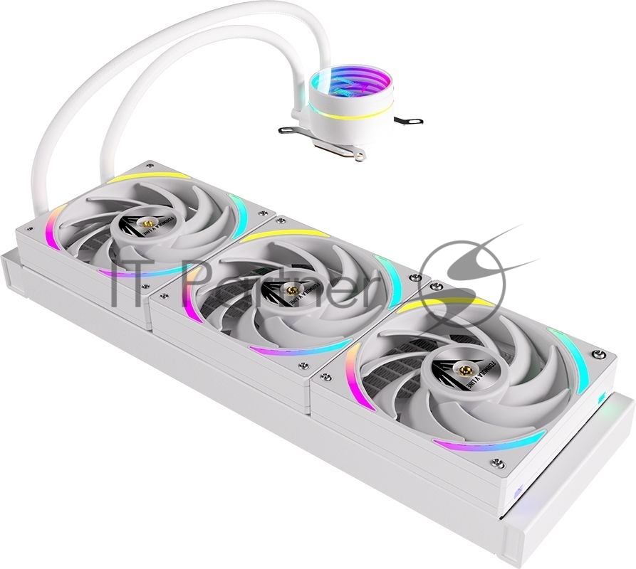 Система водяного охлаждения Formula Oasis L360 ARGB Soc-AM5/AM4/1200/2066/1700/1851 белый 4-pin Al+Cu 360W Ret (OASIS L360 ARGB WH)