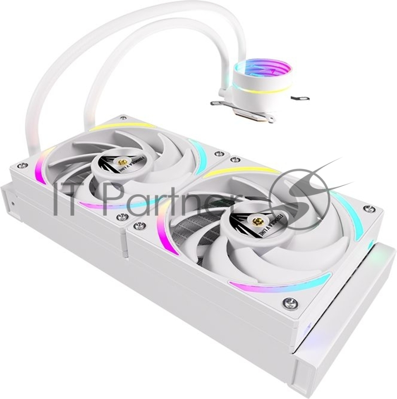 Система водяного охлаждения Formula Oasis L240 ARGB Soc-AM5/AM4/1200/2066/1700/1851 белый 4-pin 27.2dB Al+Cu 310W Ret (OASIS L240 ARGB WH)