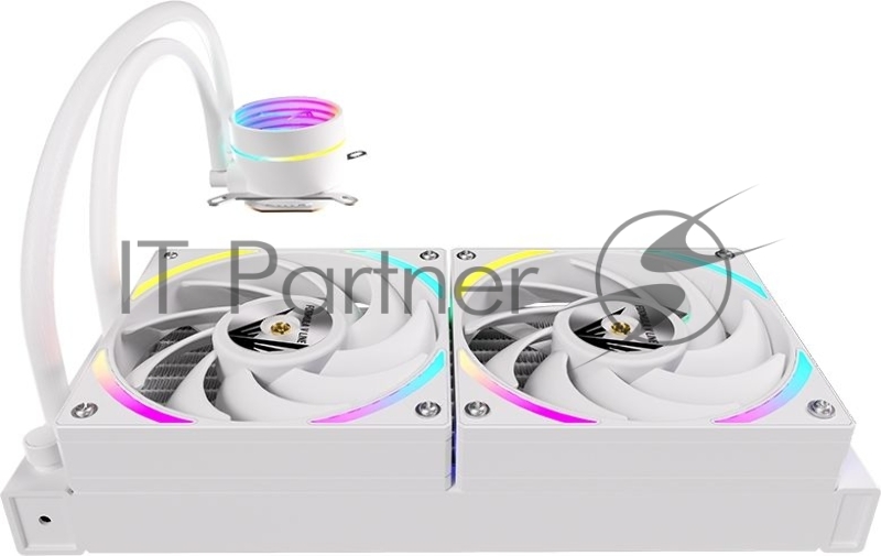 Система водяного охлаждения Formula Oasis L240 ARGB Soc-AM5/AM4/1200/2066/1700/1851 белый 4-pin 27.2dB Al+Cu 310W Ret (OASIS L240 ARGB WH)