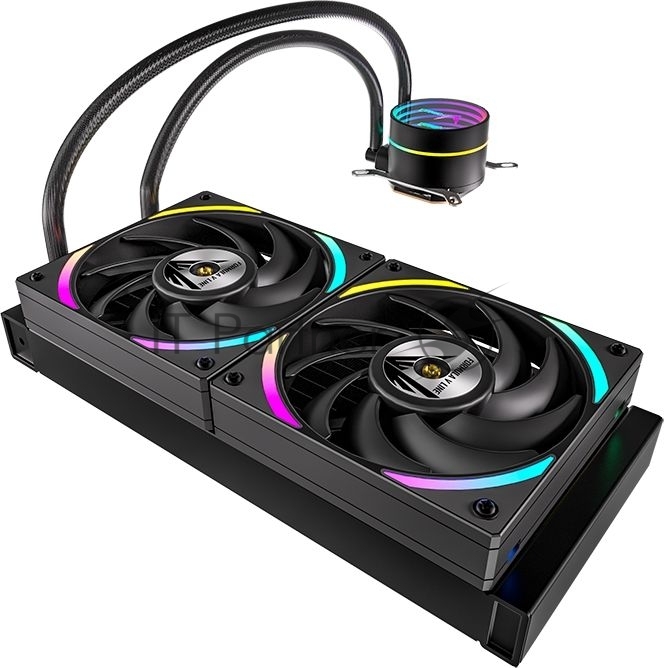 Система водяного охлаждения Formula Oasis L240 ARGB Soc-AM5/AM4/1200/2066/1700/1851 черный 4-pin Al+Cu 310W Ret (OASIS L240 ARGB BK)