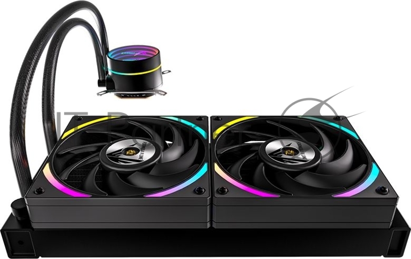 Система водяного охлаждения Formula Oasis L240 ARGB Soc-AM5/AM4/1200/2066/1700/1851 черный 4-pin Al+Cu 310W Ret (OASIS L240 ARGB BK)