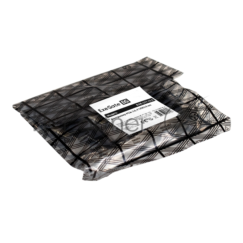 Контроллер ExeGate EXE-314 v2.0 (PCI-E x1 v2.0, 4*USB3.0 ext., разъем доп.питания Molex, VIA Labs Chipset VL805)