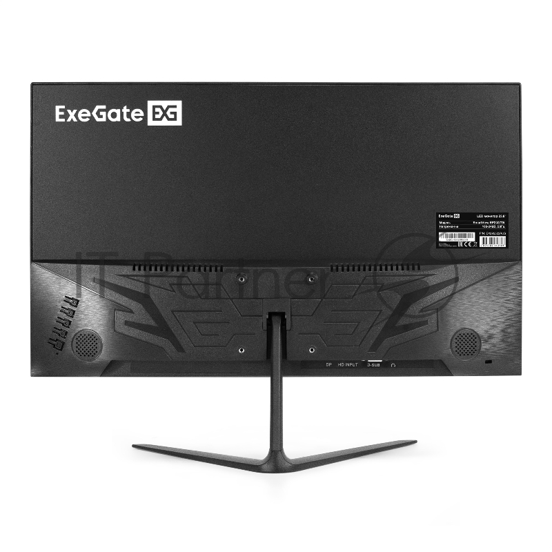 Монитор с внутренним БП и аудио выходом 23.8 ExeGate SmartView EP2407TA (IPS LED Grade A+, FHD, 1920x1080@75Гц, 16:9, 250cd/m2, 1000:1, 178°/178°, 5ms, D-Sub, HDMI2.0, DisplayPort, audio-out, встроенный БП, FreeSync, Flicker-free, Low Blue Light, каб