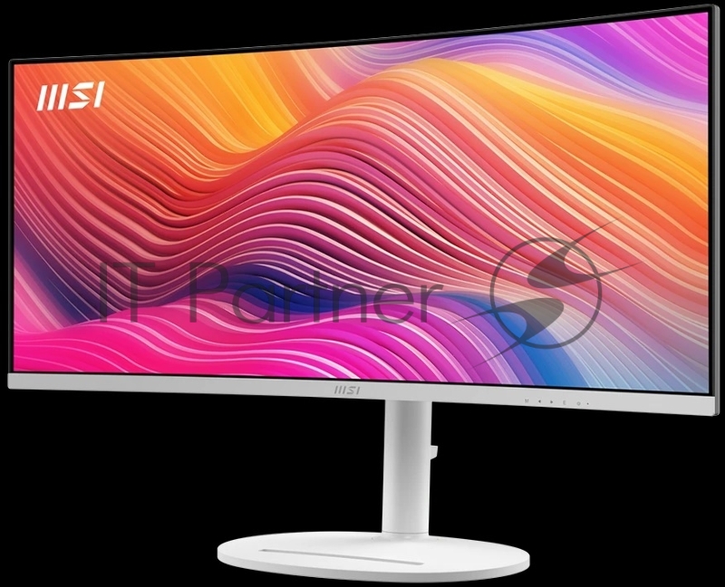 Монитор 34 MSI Modern MD342CQPW VA 3440x1440, 120 Гц, 1 мс, 21:9, 300 кд/м², 2xHDMI, 1xDP,,2xUSB Type-A,USB Type-B,USB Type-C, изогнутый экран (1500R), белый