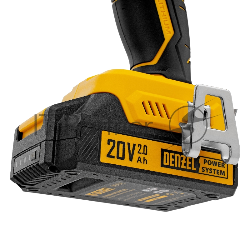 Дрель-шуруповерт аккумуляторная CDQ-20, Li-Ion, 20 В// Denzel